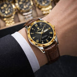 Poedgar™ Reloj Hombre Fondo Negro Exclusivo