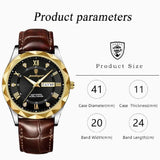 Poedgar™ Reloj Hombre Fondo Negro Exclusivo